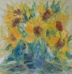 Sedm slunečnic ve váze / Seven Sunflowers in the Vase